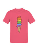 Rainbow Delight Ice Cream Cone Women's T-shirt