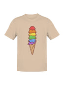 Rainbow Delight Ice Cream Cone Women's T-shirt