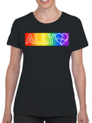 Unity in Diversity: Ally Message Women's T-shirt