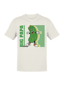 Officially Licensed Van Holten Pickles Big Papa Pickle Cartoon Fun Men's T-shirt