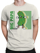 Officially Licensed Van Holten Pickles Big Papa Pickle Cartoon Fun Men's T-shirt