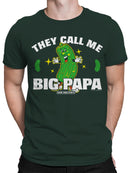 Officially Licensed Van Holten Pickles Fun Cartoon Pickle Character Design Men's T-shirt