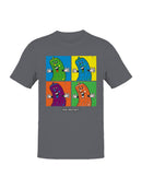 Officially Licensed Van Holten Pickles Vibrant Cartoon Pickle Characters Men's T-shirt