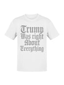 Bold Political Statement Design Men's T-shirt