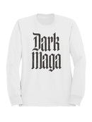 Dark Gothic Typography Design Men's Sweatshirt