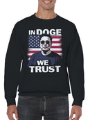In Doge We Trust Illustration Men's Sweatshirt