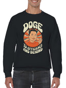 Doge: To Efficiency and Beyond Men's Sweatshirt