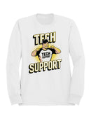 Tech Support Hero Poster Men's Sweatshirt