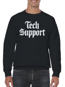 Gothic Tech Support Design Men's Sweatshirt
