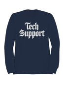 Gothic Tech Support Design Men's Sweatshirt
