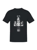 Mystical Tarot Spread in Black and White Men's T-shirt