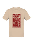 Mystical Devil Tarot Card Illustration Men's T-shirt
