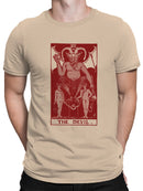 Mystical Devil Tarot Card Illustration Men's T-shirt