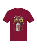Floral Soda Art Print Men's T-shirt