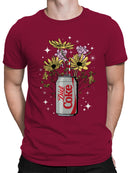 Floral Soda Art Print Men's T-shirt