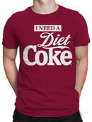 Fun Diet Coke Graphic Tee Men's T-shirt