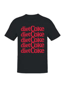 Retro Diet Coke Pop Art Graphic Men's T-shirt