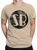 Officially Licensed Skee Ball Modern Black Round Wall Art Men's T-shirt