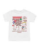 Officially Licensed Tootsie Roll Tootsie Pop Retro Puzzle Youth's T-shirt