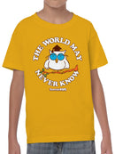 Officially Licensed Tootsie Roll Wise Owl Graphic Youth's T-shirt