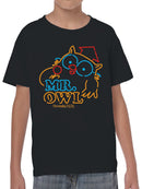 Officially Licensed Tootsie Roll Mr. Owl Snack Youth's T-shirt
