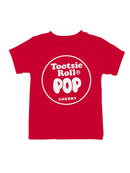 Officially Licensed Tootsie Roll Cherry Tootsie Roll Pop Treat Youth's T-shirt