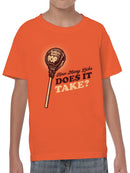 Officially Licensed Tootsie Roll Tootsie Roll Choco Pop Youth's T-shirt