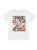 Officially Licensed Tootsie Roll Tootsie Roll Pops Poster Art Youth's T-shirt