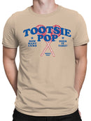 Officially Licensed Tootsie Roll Tootsie Pop Retro Men's T-shirt