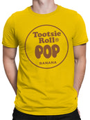 Officially Licensed Tootsie Roll Banana Tootsie Roll Pop Treat Men's T-shirt