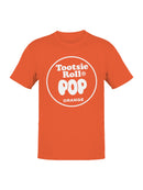 Officially Licensed Tootsie Roll Tootsie Roll Pop Orange  Men's T-shirt