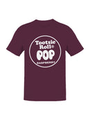 Officially Licensed Tootsie Roll Raspberry Tootsie Pop Men's T-shirt