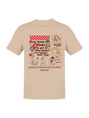 Officially Licensed Tootsie Roll Tootsie Pop Retro Puzzle Men's T-shirt