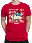 Officially Licensed Tootsie Roll Tootsie Pops Owl Design  Men's T-shirt