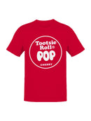 Officially Licensed Tootsie Roll Cherry Tootsie Roll Pop Treat Men's T-shirt