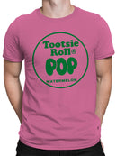Officially Licensed Tootsie Roll Watermelon Tootsie Roll Pop Men's T-shirt