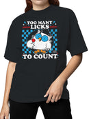 Officially Licensed Tootsie Roll Retro Owl Lollipop Women's T-shirt