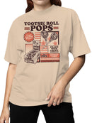 Officially Licensed Tootsie Roll Tootsie Roll Pops Poster Art Women's T-shirt