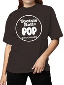 Officially Licensed Tootsie Roll Tootsie Roll Pop Chocolate Women's T-shirt