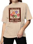 Officially Licensed Tootsie Roll Tootsie Pop Fun Candy Pack Women's T-shirt