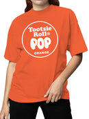 Officially Licensed Tootsie Roll Tootsie Roll Pop Orange  Women's T-shirt