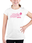 Officially Licensed Blow Pop Pink Pop Art Graphic Youth's T-shirt