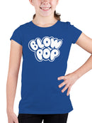 Officially Licensed Blow Pop Blow Pop Classic Logo Youth's T-shirt
