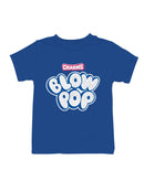 Officially Licensed Blow Pop Charms Blow Pop Candy Fun Youth's T-shirt