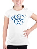 Officially Licensed Blow Pop Retro Blow Pop Logo Youth's T-shirt