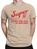Officially Licensed Blow Pop Super Blow Pop Candy Men's T-shirt