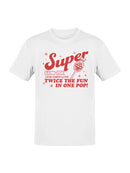 Officially Licensed Blow Pop Super Blow Pop Candy Men's T-shirt