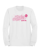 Officially Licensed Blow Pop Pink Pop Art Graphic Women's Sweatshirt