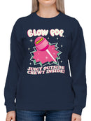 Officially Licensed Blow Pop Charms Blow Pop Design Women's Sweatshirt