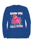 Officially Licensed Blow Pop Charms Blow Pop Design Women's Sweatshirt